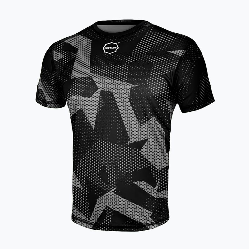Мъжка тениска Octagon Ultimate черна/сива