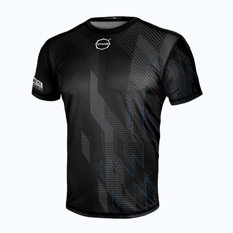 Мъжка тениска Octagon Sport Diamond черна