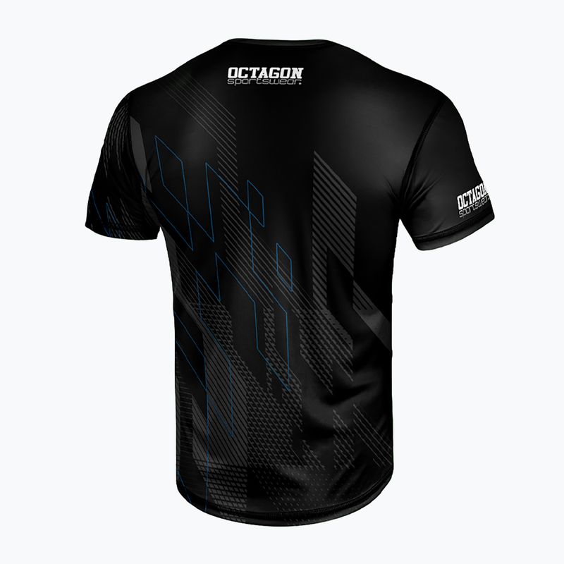 Мъжка тениска Octagon Sport Diamond черна 2
