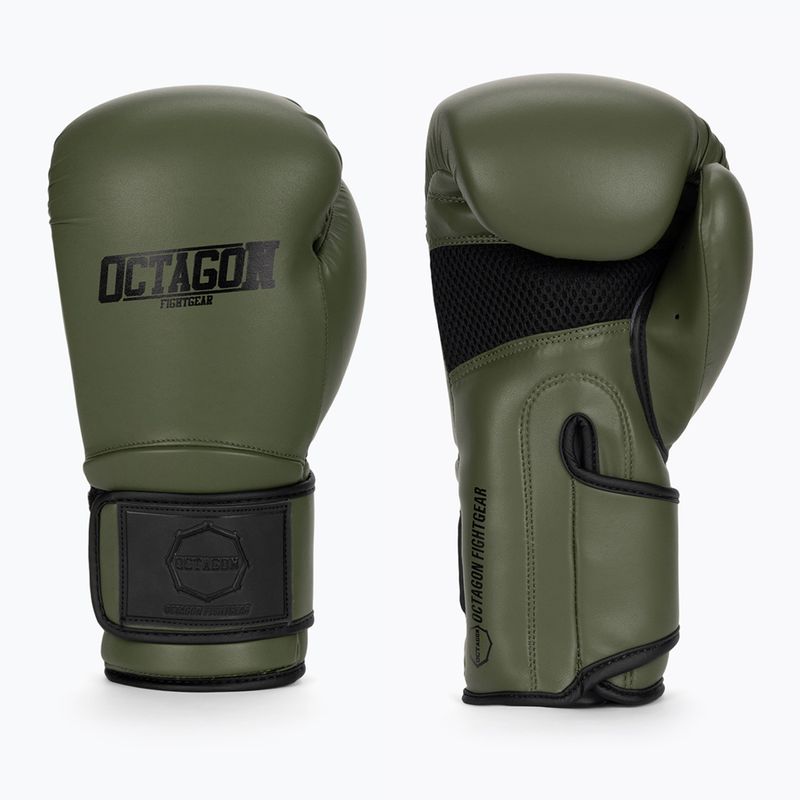 Боксови ръкавици Octagon Matt каки