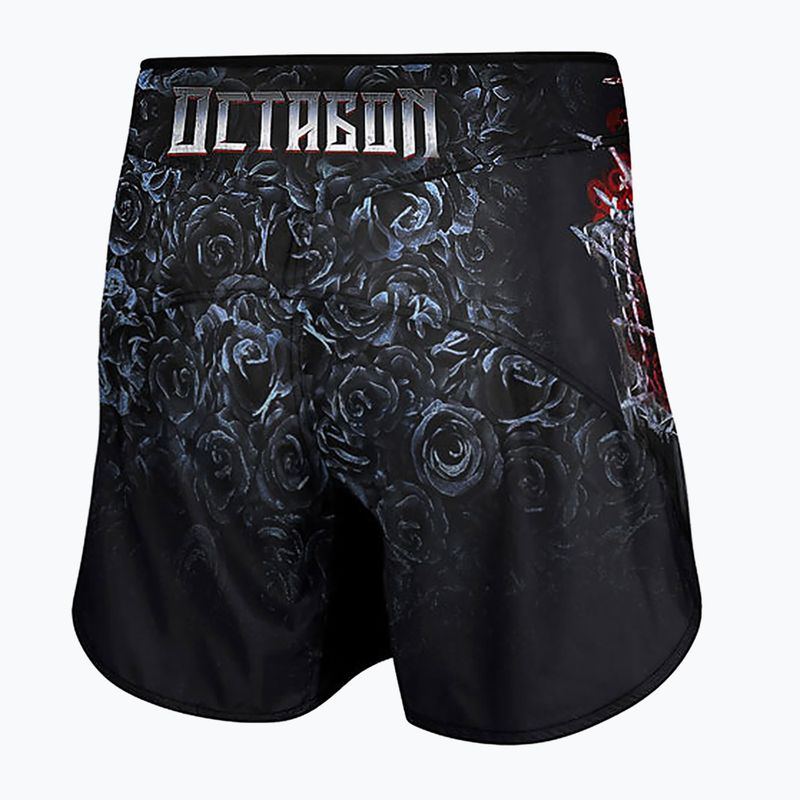 Мъжки тренировъчни шорти Octagon Santa Muerte MMA черни/мултиколор 2