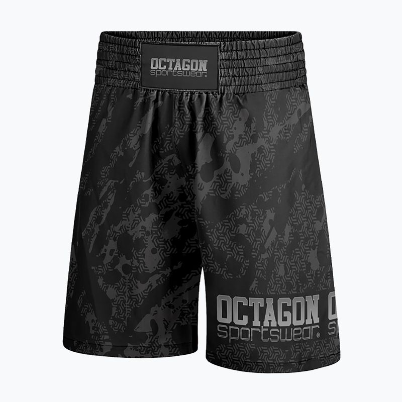 Мъжки боксерки Octagon Geo Grunge black