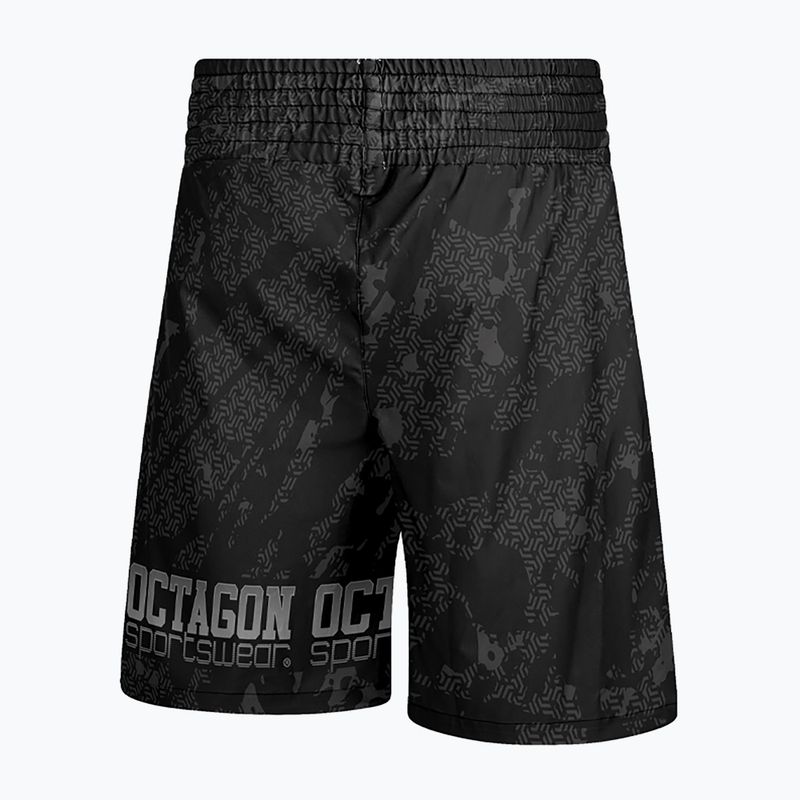 Мъжки боксерки Octagon Geo Grunge black 2