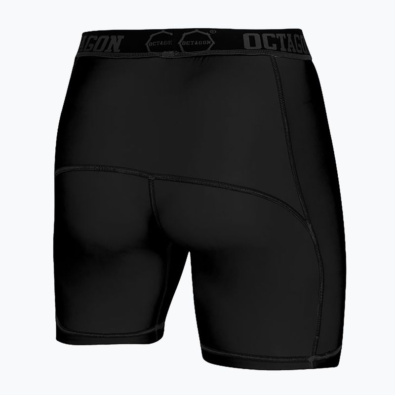 Мъжки шорти за компресия Octagon Logo black/white 2