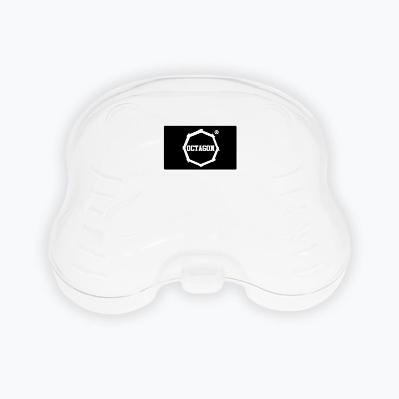 Протектор за челюст Octagon Basic white/blue 2