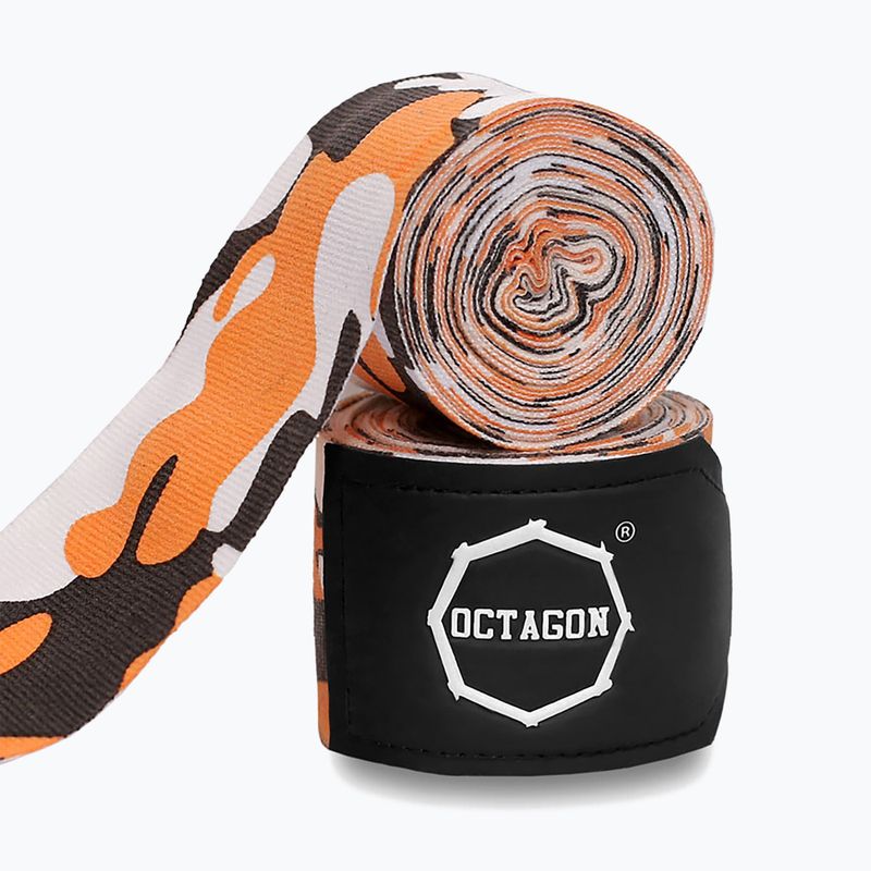 Octagon Fightgear Supreme Basic 300 cm прасковен камуфлажен боксов бандаж 2