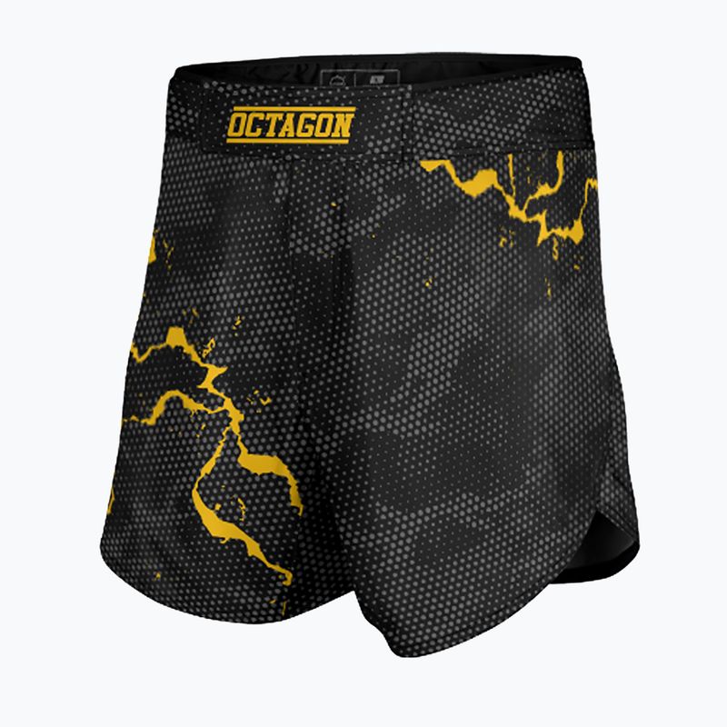 Мъжки шорти за тренировки по ММА Octagon Marble Camo camo yellow 3