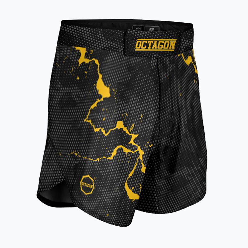 Мъжки шорти за тренировки по ММА Octagon Marble Camo camo yellow 4