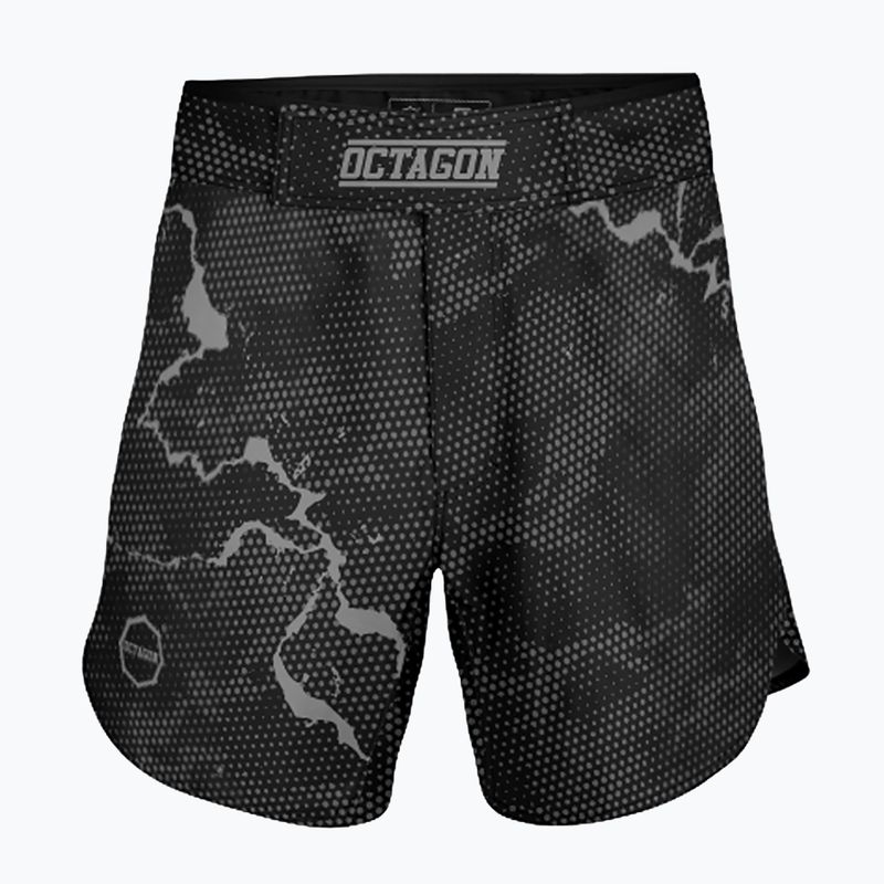 Мъжки шорти за тренировки по ММА Octagon Marble Camo camo grey