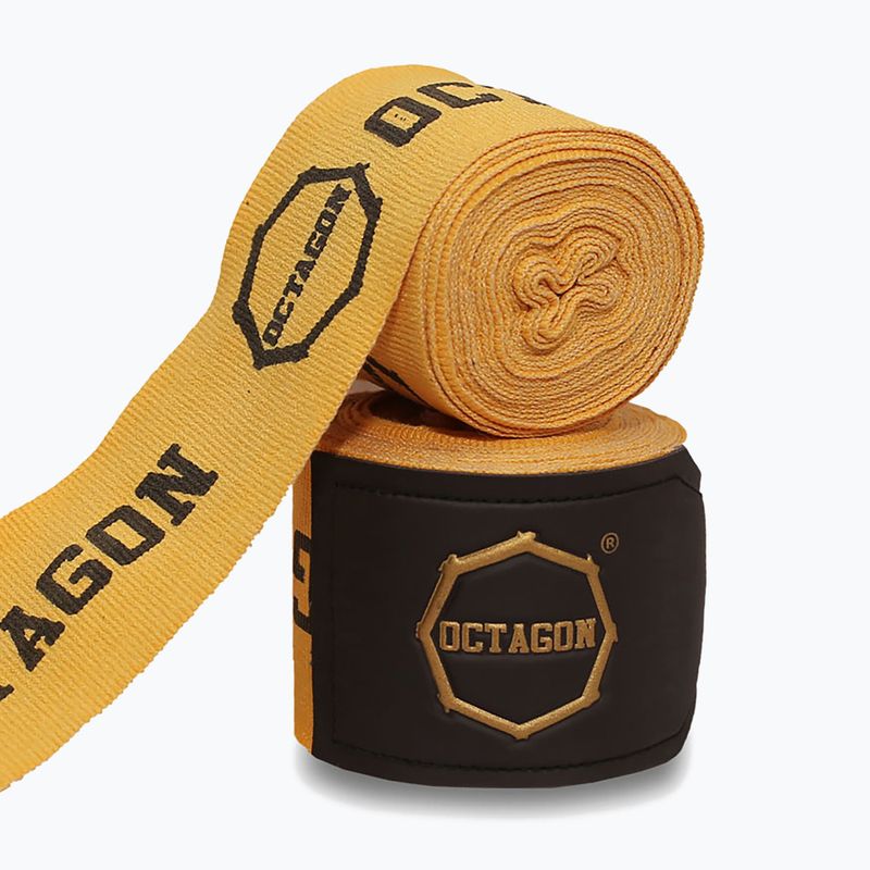 Боксьорски бандажи Octagon Fightgear Supreme Printed 500 cm gold 2