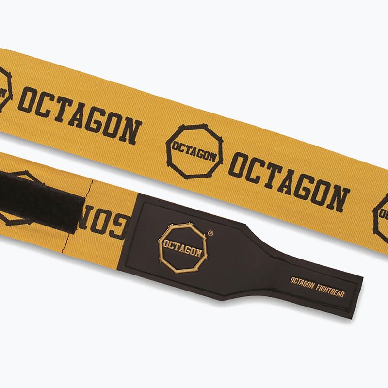 Боксьорски бандажи Octagon Fightgear Supreme Printed 500 cm gold 3