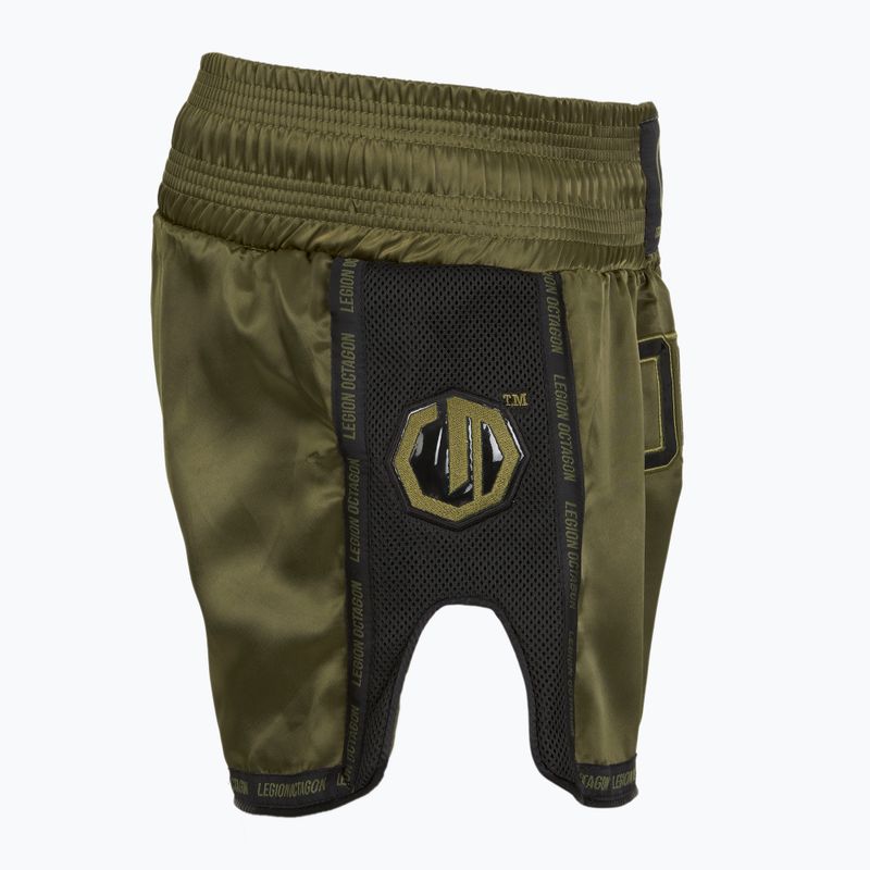 Шорти за тренировка Octagon Kickboxing/Muay Thai Legion Future Premium army green 4