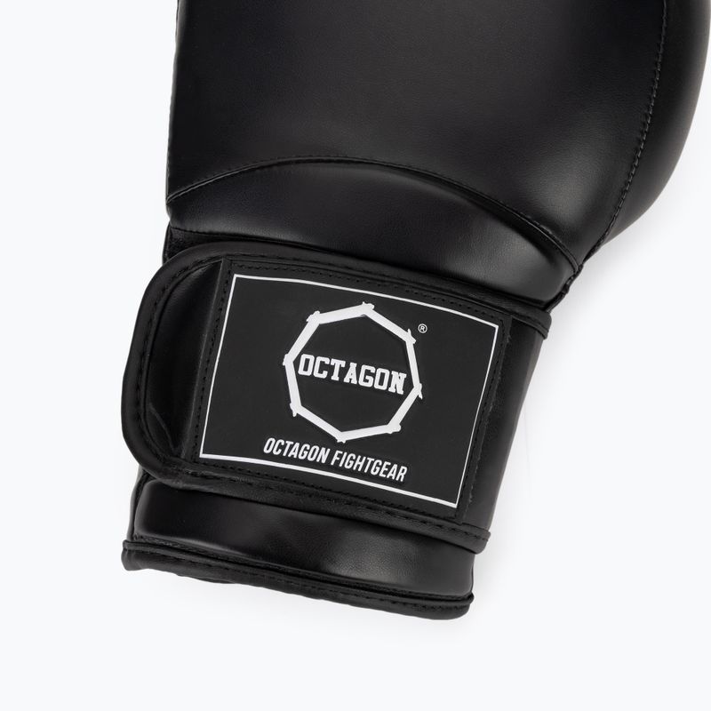 Боксови ръкавици Octagon Matt black 6