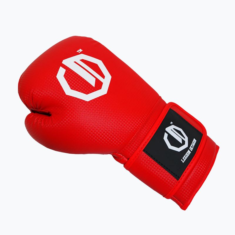 Боксови ръкавици Octagon Legion Kevlar red 2