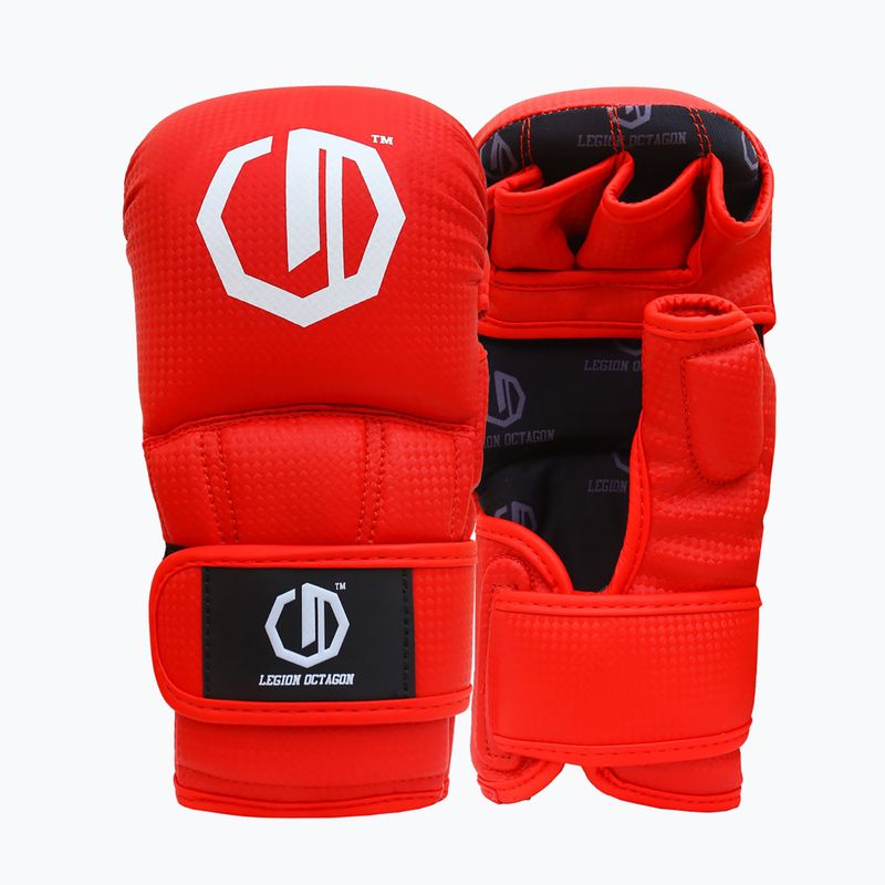 Спаринг ръкавици Octagon Legion Kevlar MMA red