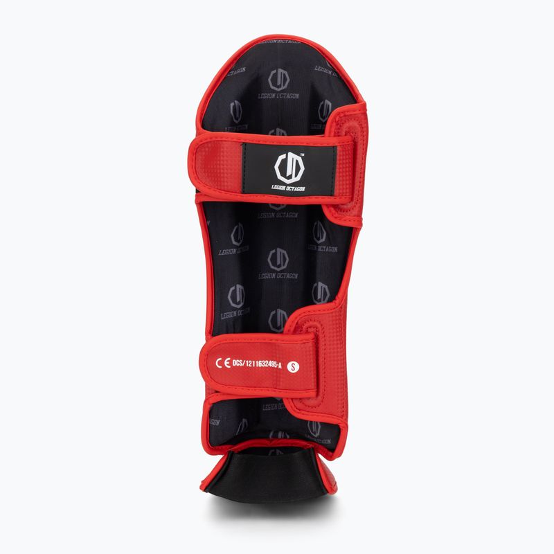 Протектори за пищяли и стъпала Octagon Legion Kevlar red 5