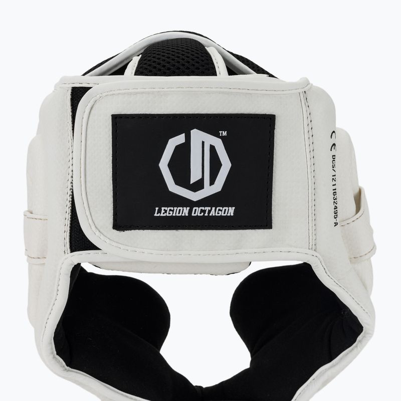 Боксьорска каска Octagon Legion Kevlar white 5