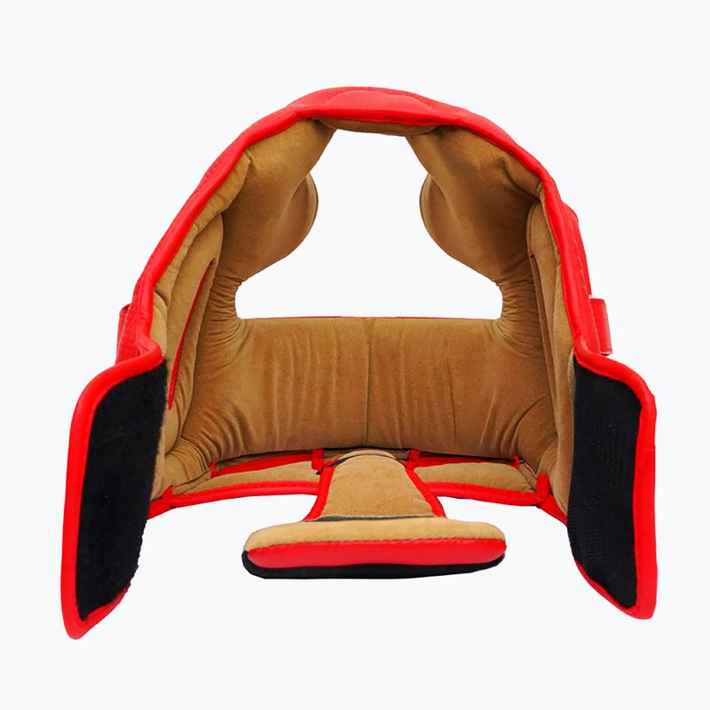Боксьорска каска Octagon Legion Kevlar red 4