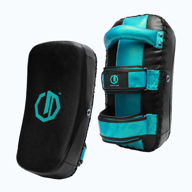 Щит за тренировка Octagon Thai Pad PAO Legion Matrix 2 бр. black/sea green 2