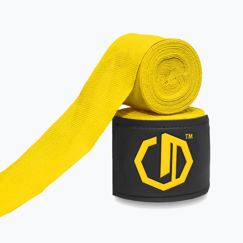 Боксьорски бандажи Octagon Legion Supreme 400 cm yellow 2