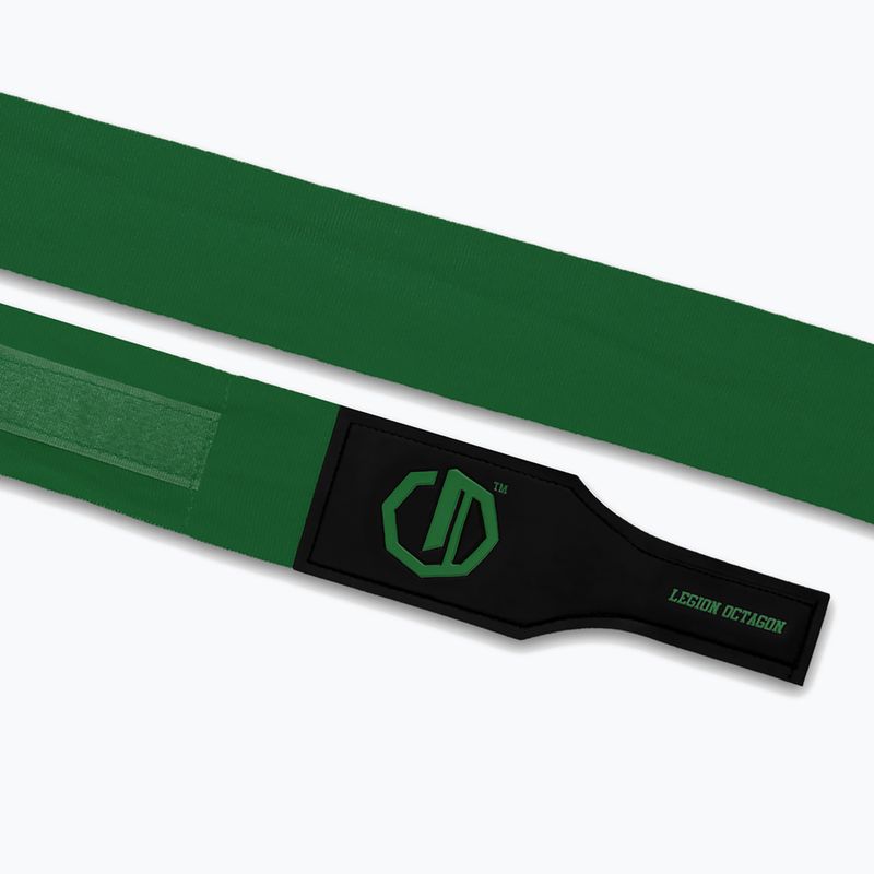 Боксьорски бандажи Octagon Legion Supreme 400 cm dark green 3