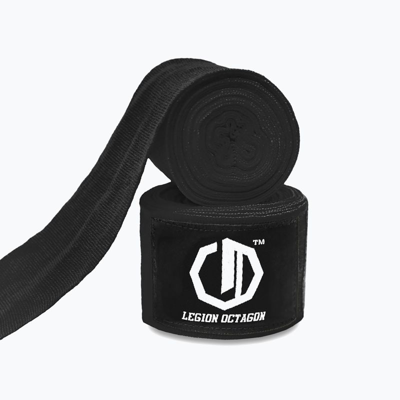 Боксови бандажи Octagon Legion Standard  4m black 2
