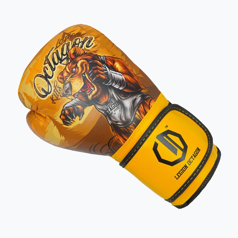 Боксови ръкавици Octagon Legion Bear yellow/multicolour 2