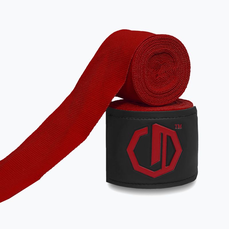 Боксьорски бандажи Octagon Legion Supreme 300 cm burgundy 2