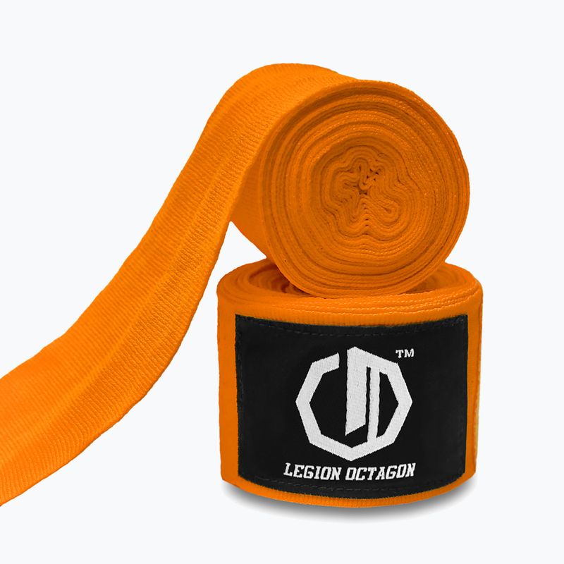 Боксьорски бандажи Octagon Legion Standard 500 cm orange 2