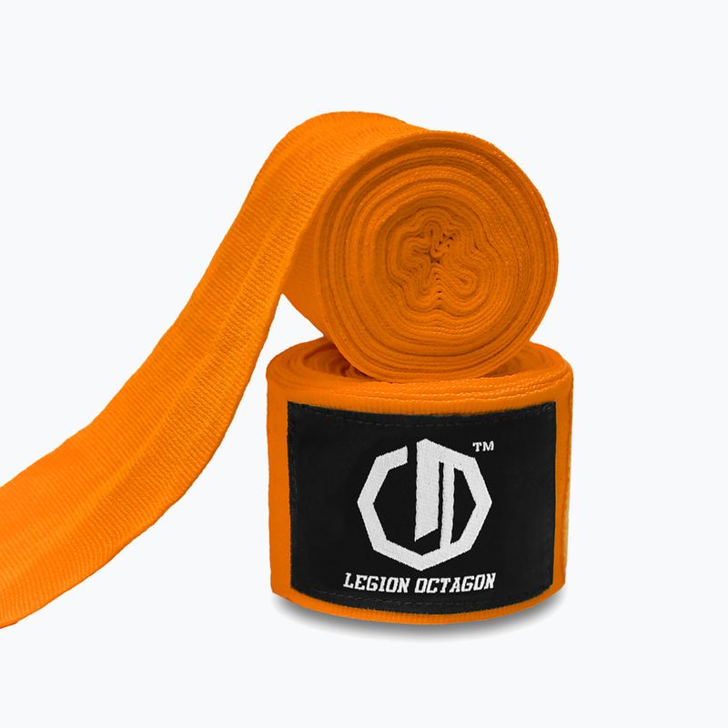 Боксьорски бандажи Octagon Legion Standard 300 cm orange 2