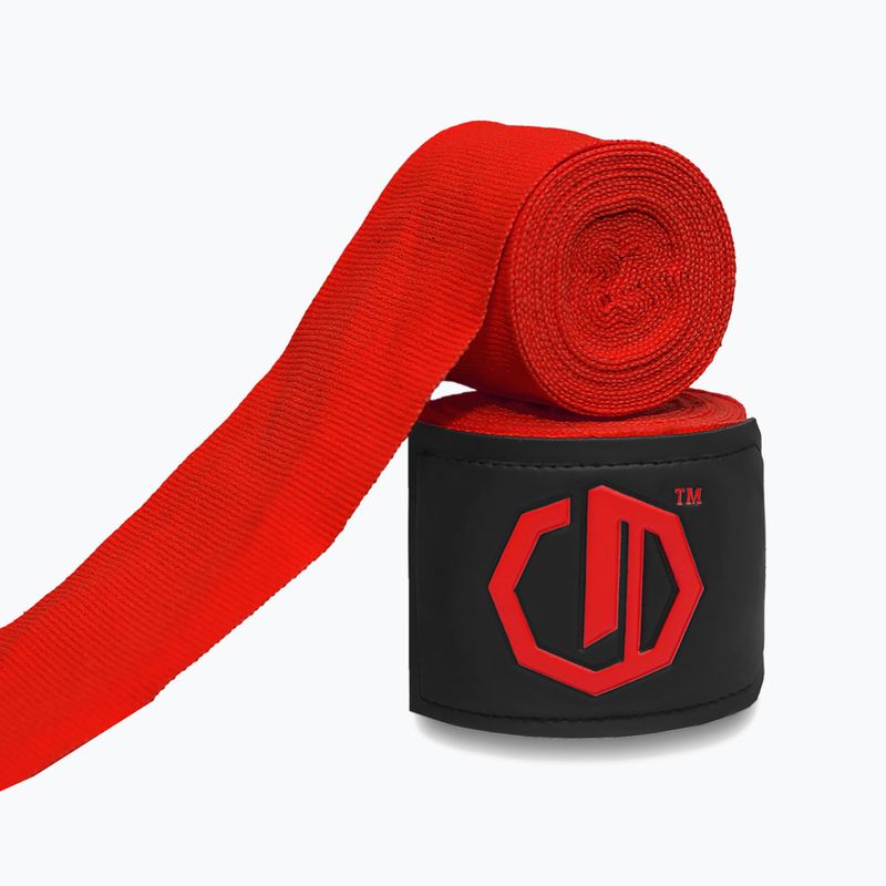 Боксьорски бандажи Octagon Legion Supreme 500 cm red 2
