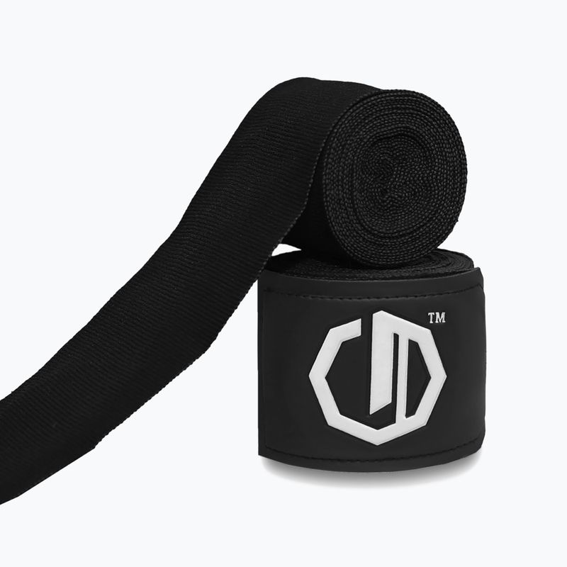 Боксьорски бандажи Octagon Legion Supreme 500 cm black/white 2
