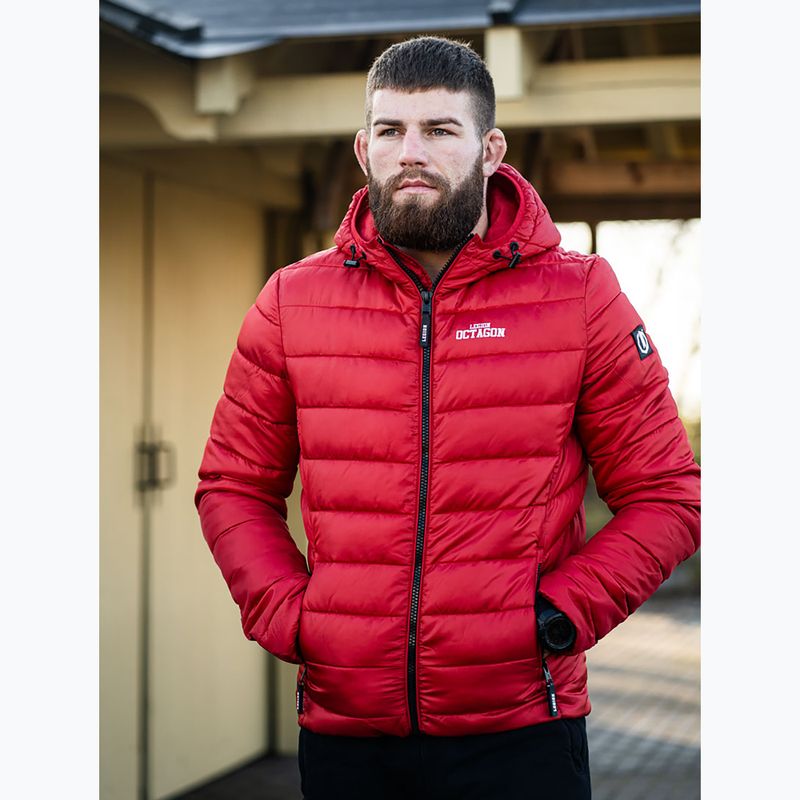 Мъжко зимно яке Octagon Legion Florida red 5