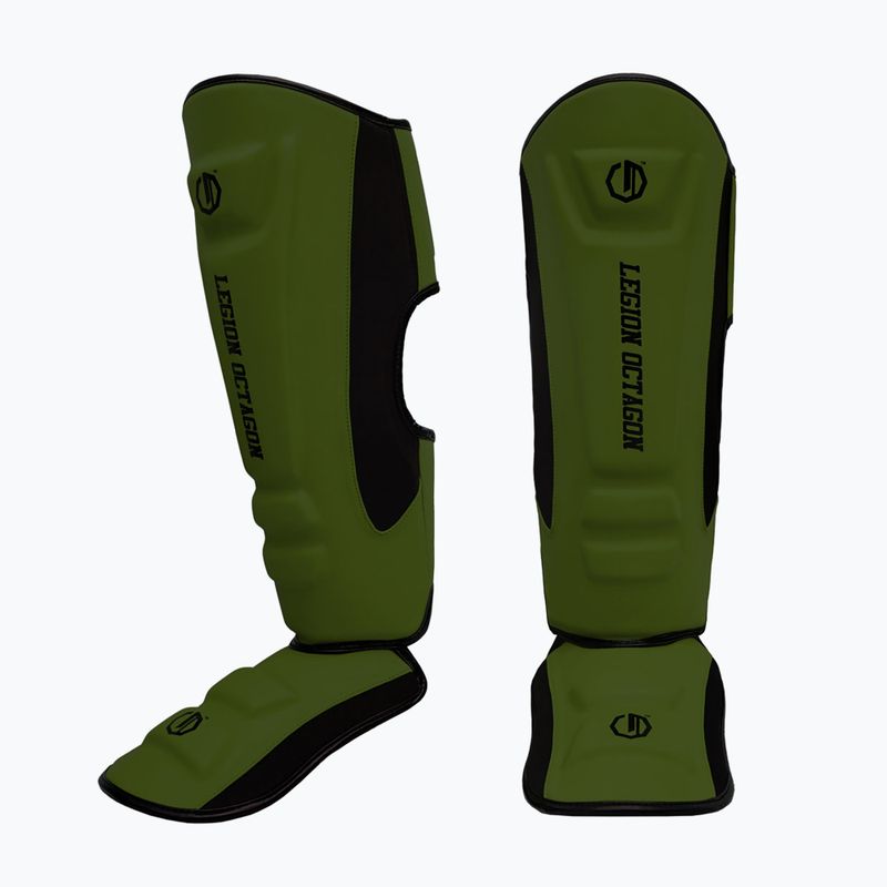 Протектори за пищял и стъпало Octagon Legion Enforcer dark green