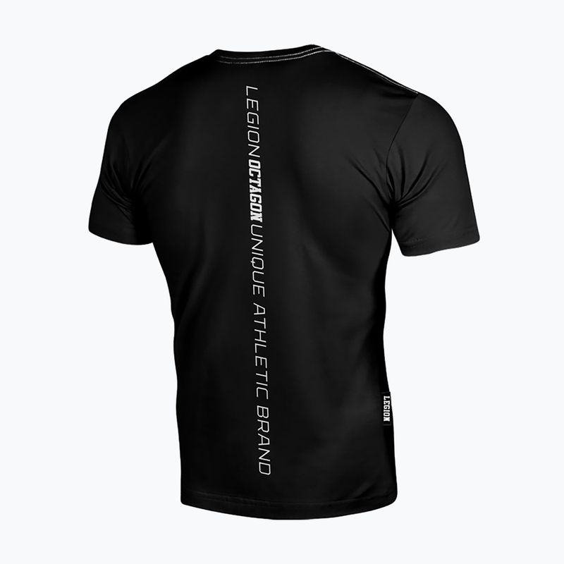 Мъжка тениска Octagon Legion Unique black/white 2