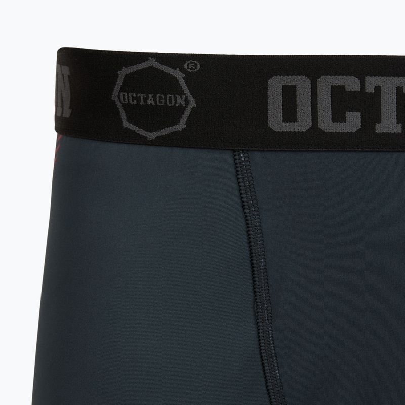 Мъжки тренировъчни шорти Octagon Legion Escape black/red 3