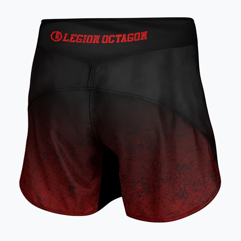 Мъжки тренировъчни шорти Octagon Legion Conquest black/red 2