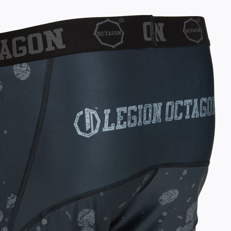 Мъжки тренировъчни шорти Octagon Legion Grunge black/grey 4