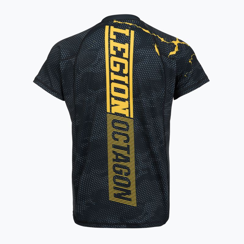 Мъжки рашгард Octagon Legion Premium black/yellow 2