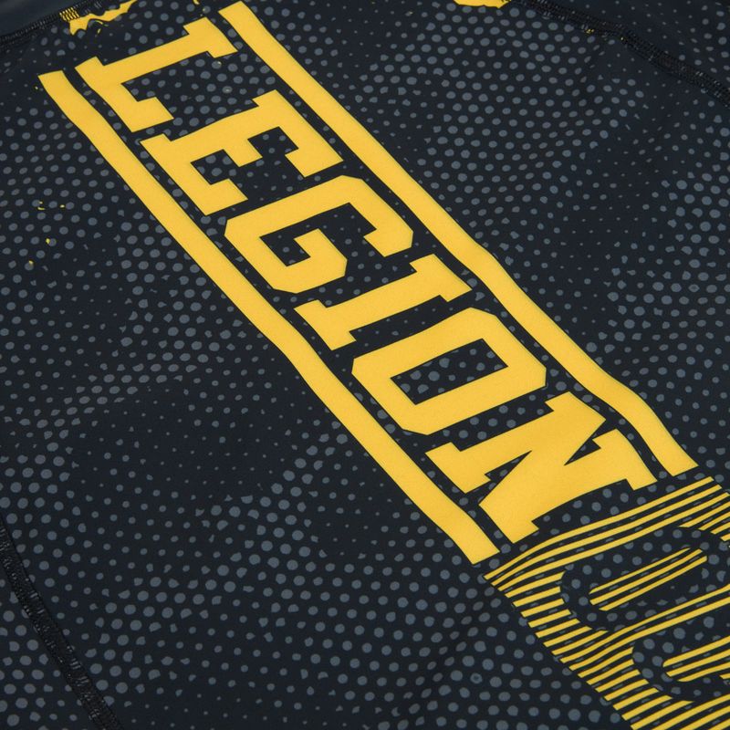 Мъжки рашгард Octagon Legion Premium black/yellow 4