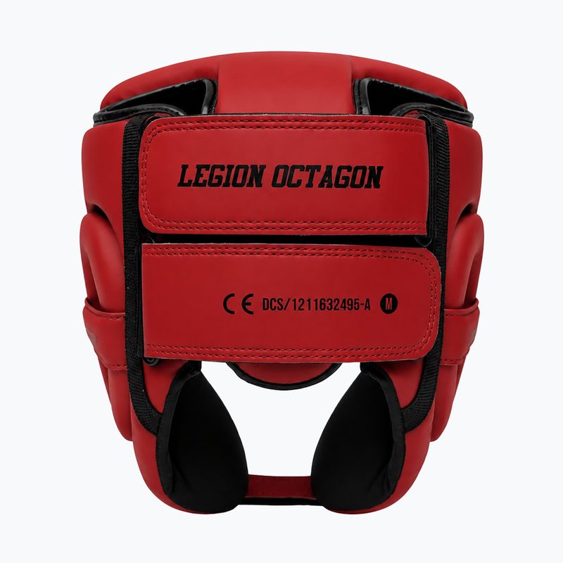 Боксова каска Octagon Legion Enforcer red 2
