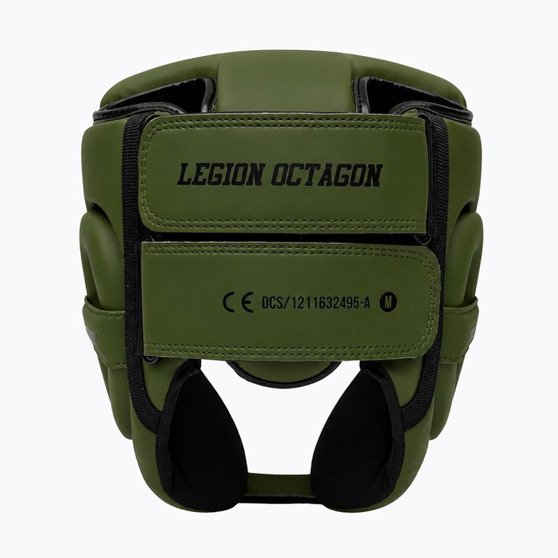 Боксова каска Octagon Legion Enforcer dark green 2