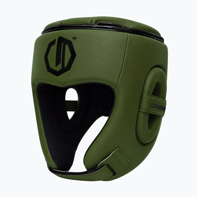 Боксова каска Octagon Legion Enforcer dark green 3