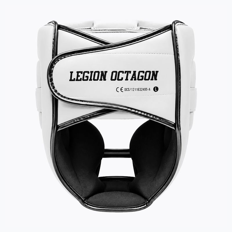 Боксова каска Octagon Legion Guardox 2w1 white 3