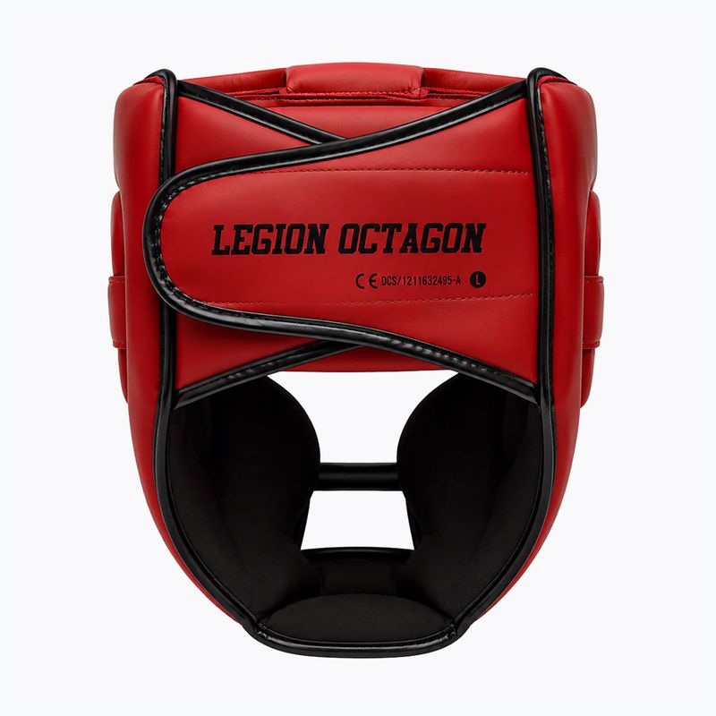 Боксова каска Octagon Legion Guardox 2w1 red 3