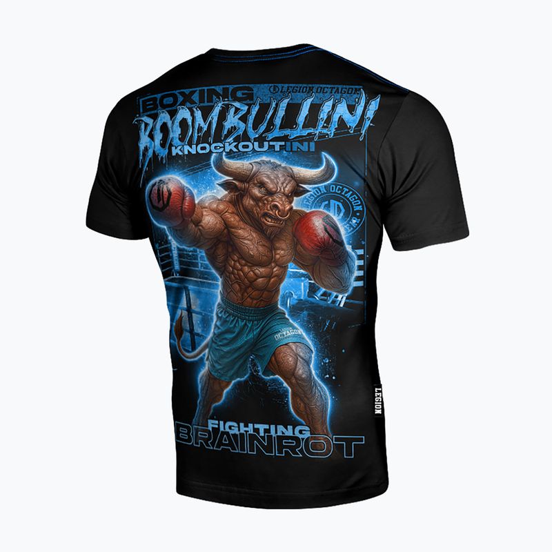 Мъжка тениска Octagon Legion Brainrot Boombullini Knockoutini black/multicolor 2