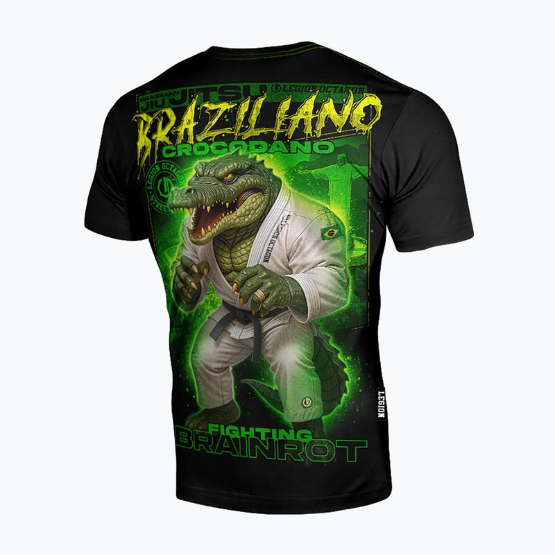 Мъжка тениска Octagon Legion Brainrot Braziliano Crocodano black/multicolor 2