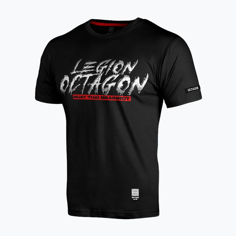 Мъжка тениска Octagon Legion Brainrot Thaigerini Muaythini black/multicolor