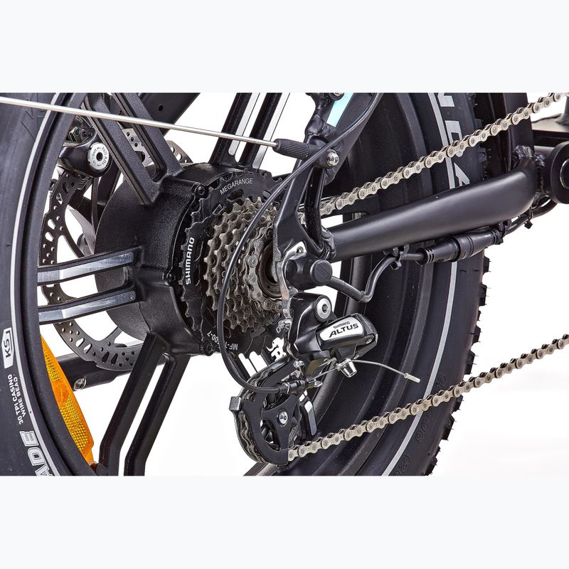 Електрически велосипед JOBOBIKE Eddy 48V 14Ah 672Wh black 4