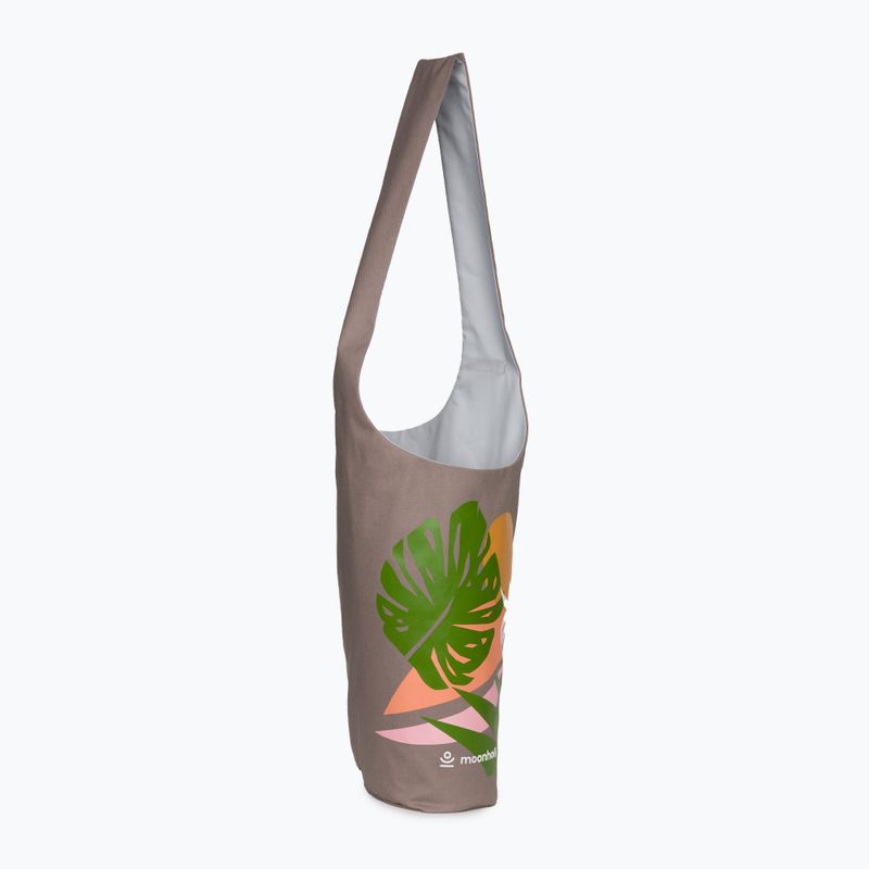 Чанта за постелка за йога Moonholi Tropicana сива SKU-231 3